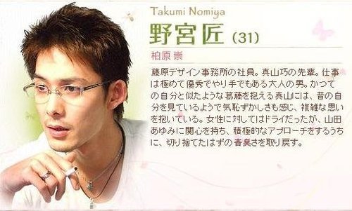 Tk Midori ハチミツとクローバー 08年 野宮匠役の柏原崇 メガネがとっても素敵 生田斗真 向井理 成宮寛貴などと共演 仕事は非常に優秀でやり手な大人の男 山田あゆみに積極的にアプローチする役も新鮮 ちょっぴり切ないですが 好きな Tk Midori ハチミツとクローバー 08年 野宮匠役の柏原崇 メガネがとっても素敵 生田斗真 向井理 成宮寛貴などと共演 仕事は非常に優秀でやり手な大人の男 山田あゆみに積極的にアプローチする役も新鮮 ちょっぴり切ないですが 好きな