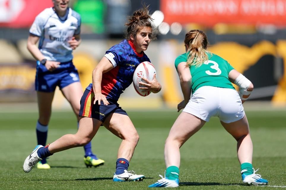 IrishRugby's tweet photo. #IreW7s will face @ferugby in the @rugby_europe Quarter-Finals tomorrow at 9.44am (Irish time). Watch it live at https://t.co/ZO0w7rKJgY https://t.co/S1zfUAK0N9