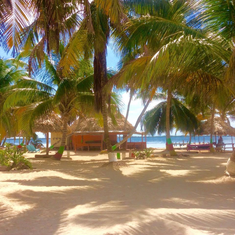 Tobacco Caye dots the 2 largest reef in the world and is home to about 38 locals. It's not quite the Robinson Crusoe experience, but close!