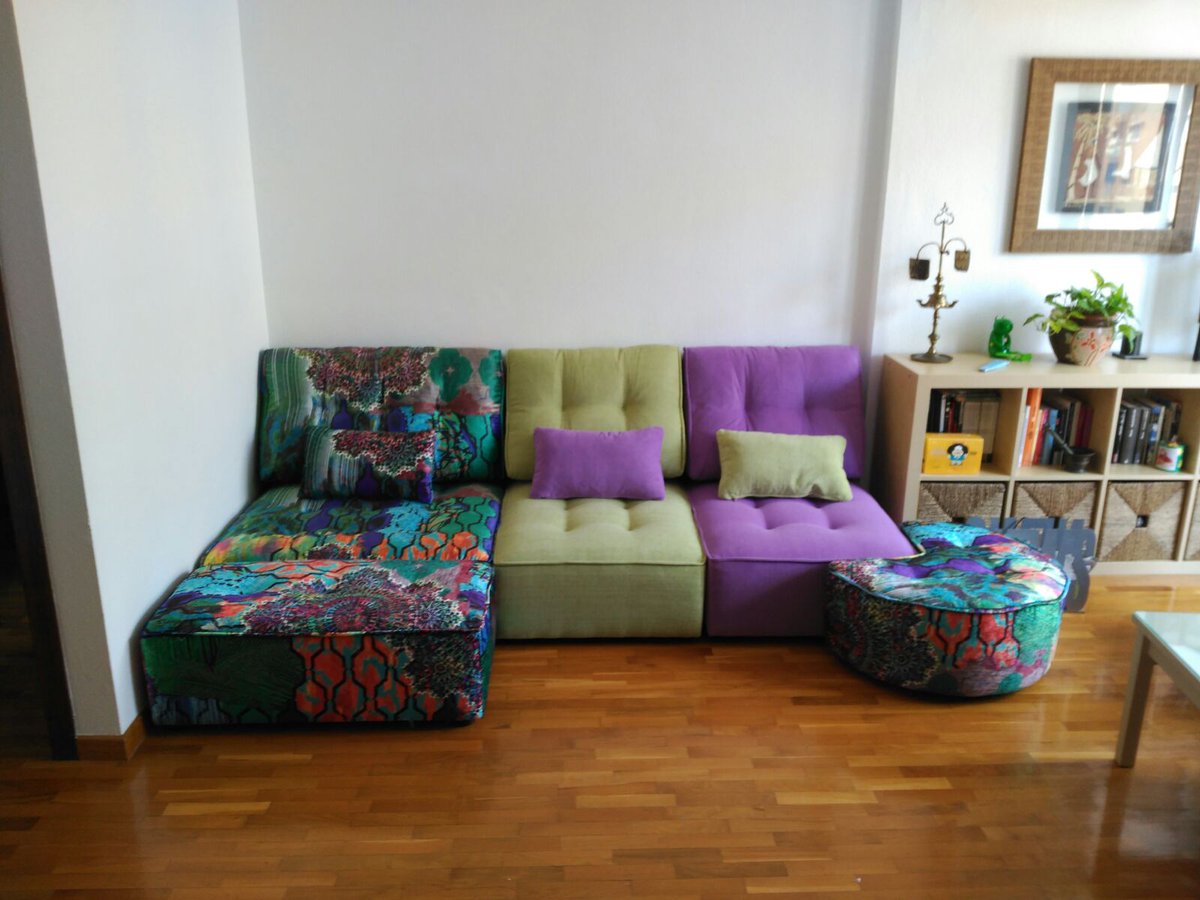 martinezdevelas's tweet image. Mi última entrega.  Chulisimo les ha quedado! !!! #famalivingA #sofasbonitos