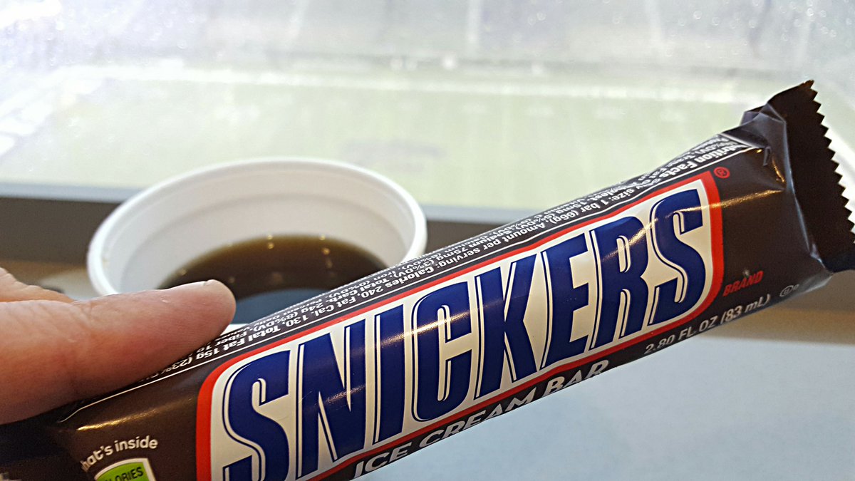 DScottFritchen's tweet photo. Coffee and Snickers are today's unofficial sponsors for K-State football. #GrabASnickers #ItsGonnaBeAwhile #coffeeisgood #ilovecoffee https://t.co/U5rQHef77e
