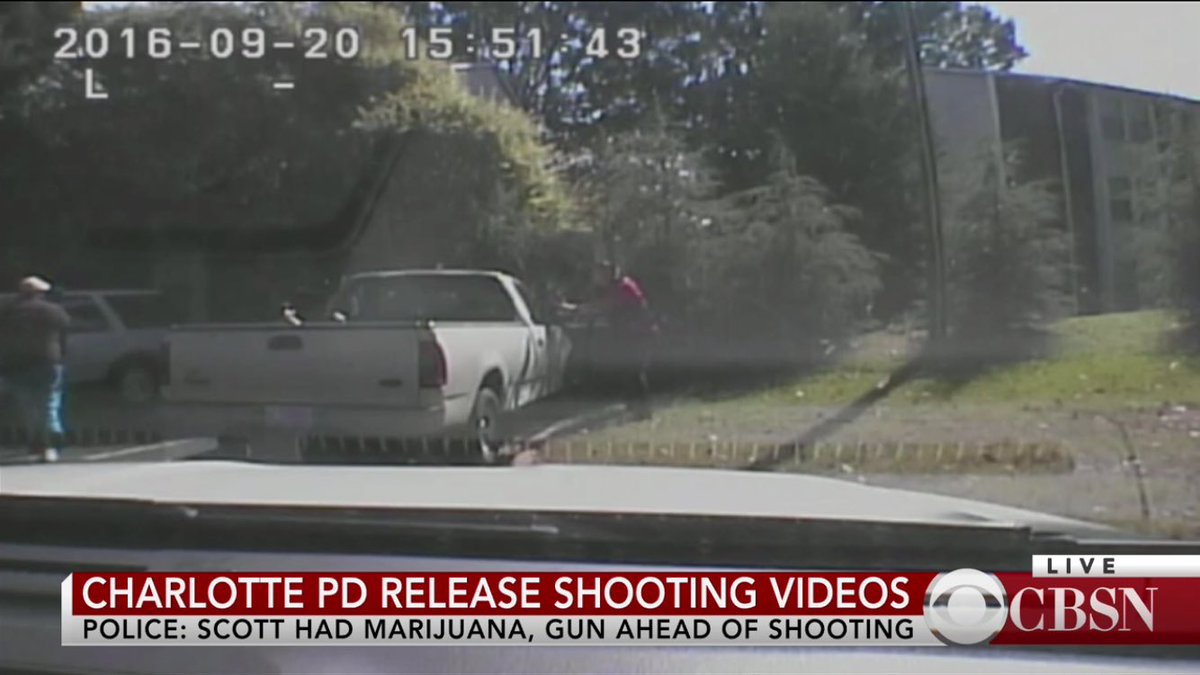 Dash-cam video of Charlotte police shooting released