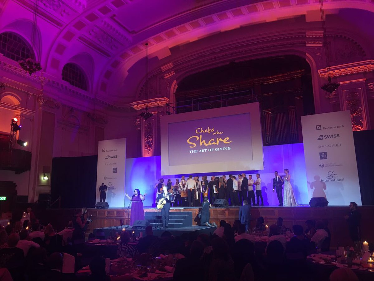 We truly witnessed the art of giving tonight. Thank you all from the bottom of our hearts! #CWS2016 #ChefsWhoShare