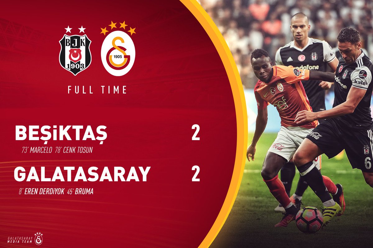 Galatasaray SK on X: Maç sonucu: Beşiktaş 3-1 Galatasaray #BJKvGS   / X