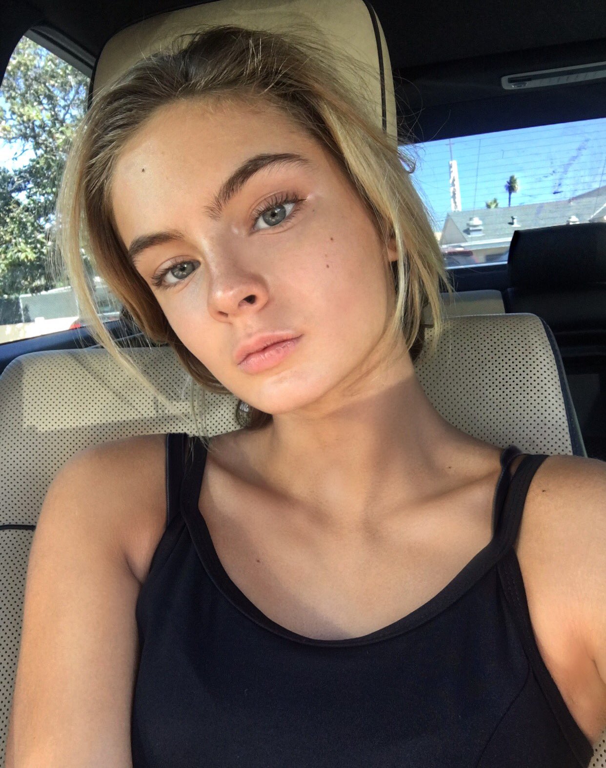 Brighton Sharbino on Twitter: "Whenever I take photos with my hair up
