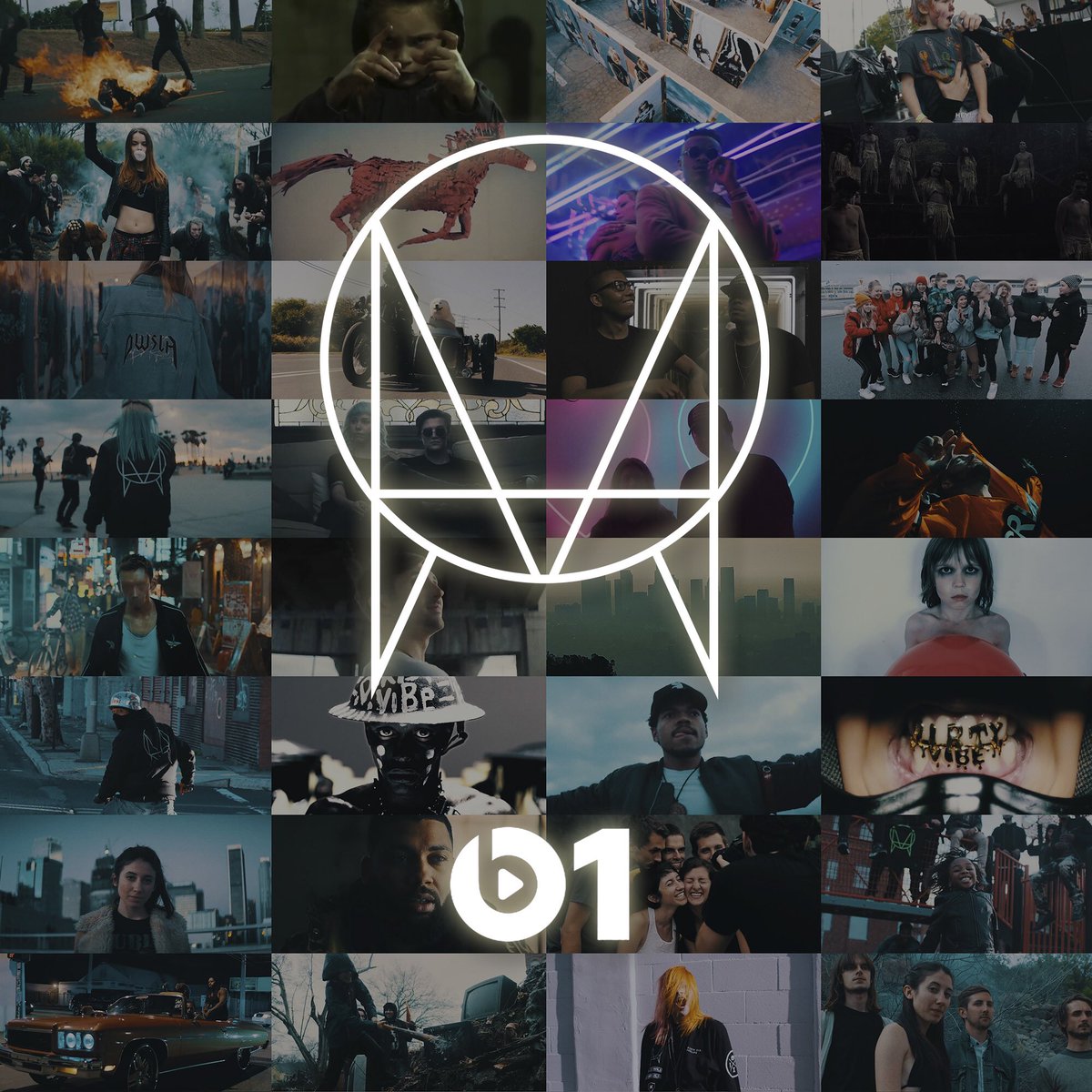 Skrillex's tweet photo. it’s the 5 year anniversary of @owsla so i’m taking a trip down memory lane with @porterrobinson on @beats1 #ow5la https://t.co/kmOZG1qVss https://t.co/deKi12nmQ0