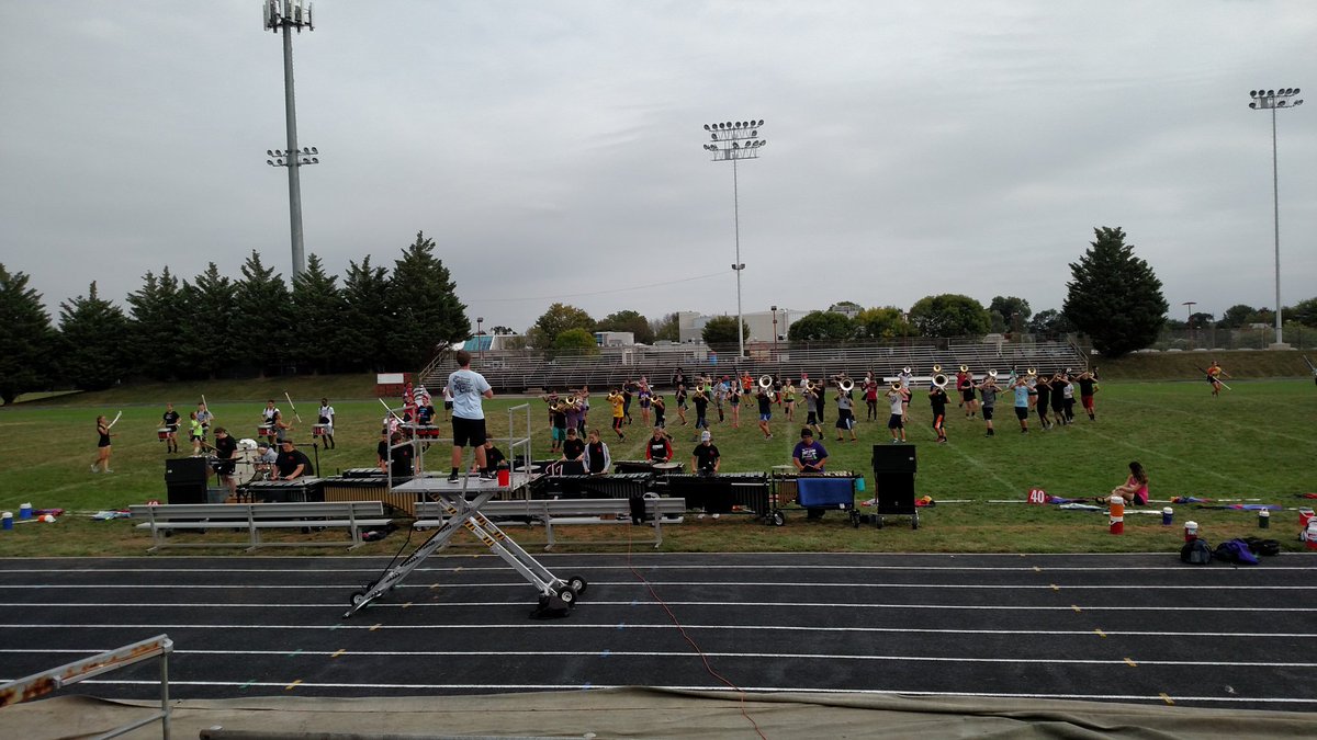MrLoyMusicTeach's tweet photo. @TJBand ready for our first show today at Century HS #ShowDay @usbands  #ShowOfTheCentury #PatriotPride #MarchingBand #TheyCameFromPlanetX https://t.co/At73rFqoNa