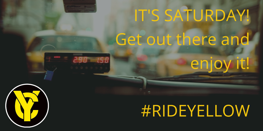 YellowCabBham's tweet photo. IT'S SATURDAY!
Get out there and enjoy it!

#RIDEYELLOW https://t.co/wwY5S3E9e9