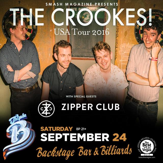 TONIGHT 9/24 <a href="/BackstageBarLV/">Backstage Bar & Billiards</a> <a href="/TheCrookes/">The Crookes</a> ! with Zipper Club 
Tickets at: ticketfly.com/purchase/event…
#Vegas #DTLV #SeeYaBackstage