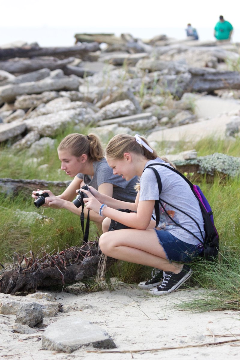 RHHSPhotoClub's tweet photo. RHHS Photography Club students participated in a Photo walk on Driftwood Beach, Jekyll Island #WeAreRH https://t.co/V8KVY4GjtQ