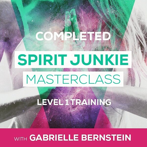 Finished this amazing course! #gabbybernstein #spiritjunkie #maycausemiracles