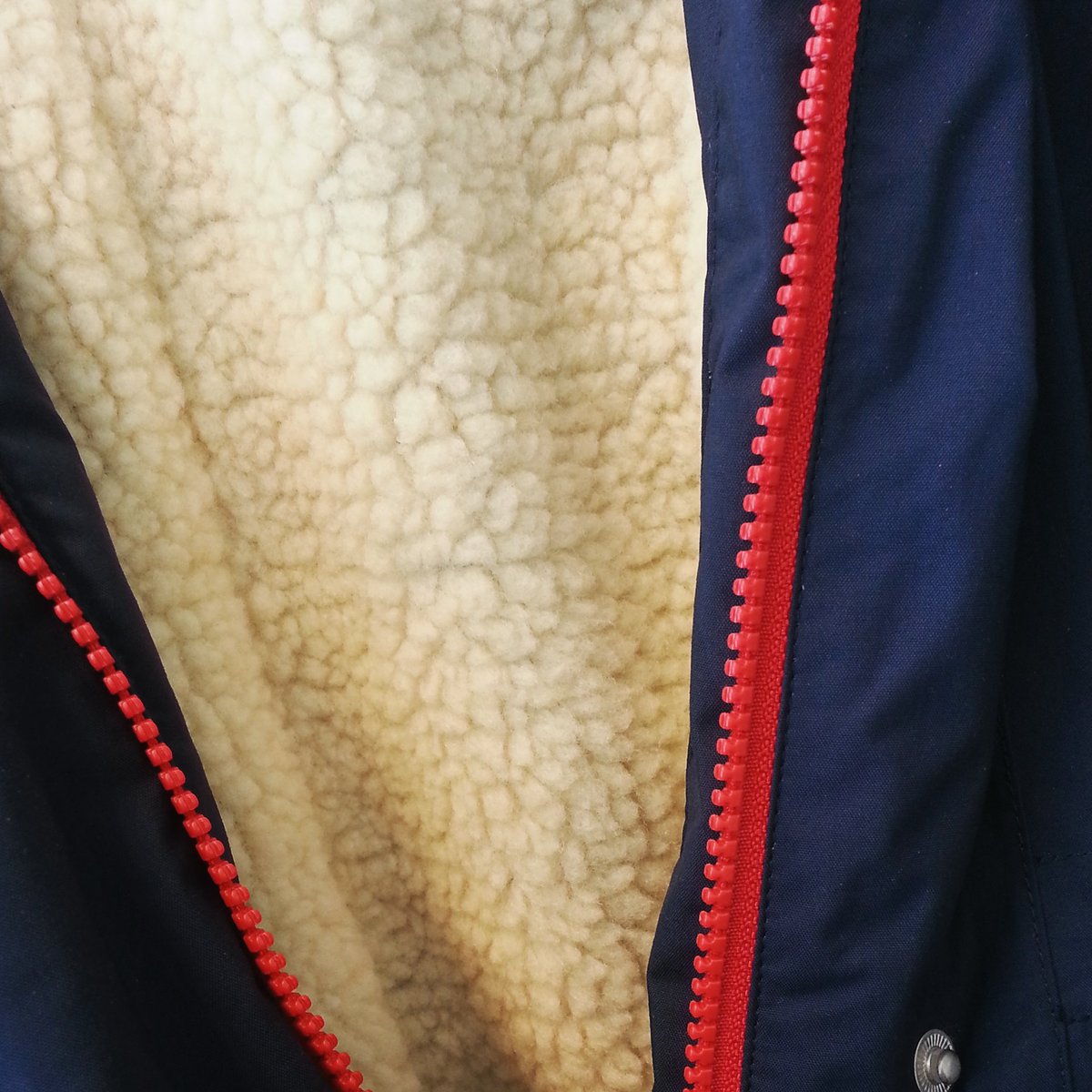 Red zippers &amp; teddy lining ♡ - #winterjackets now available on happyrainydays.com!