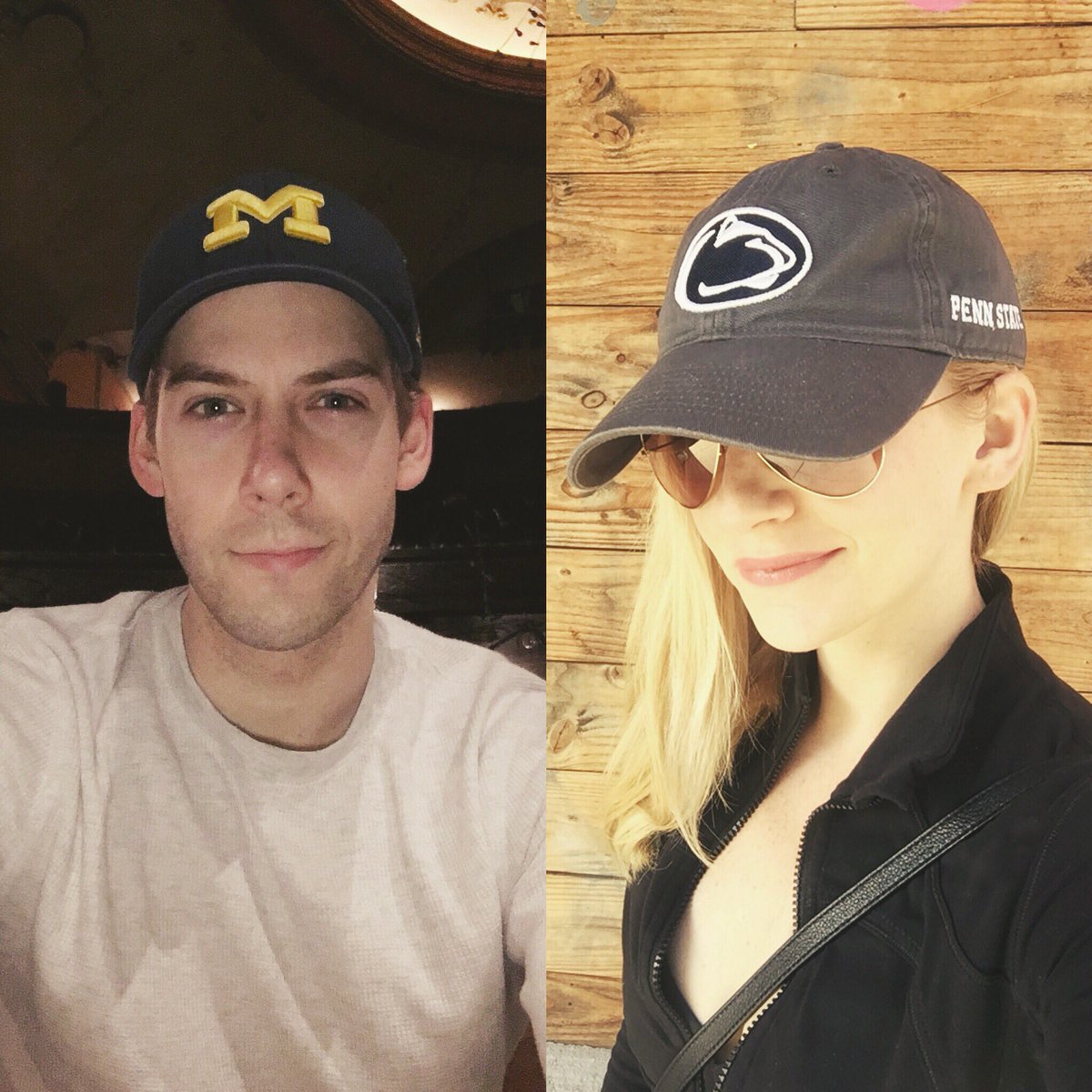 iamandyhjones's tweet photo. A house divided. #michigan #pennstate #goblue https://t.co/11LxqDUPLN