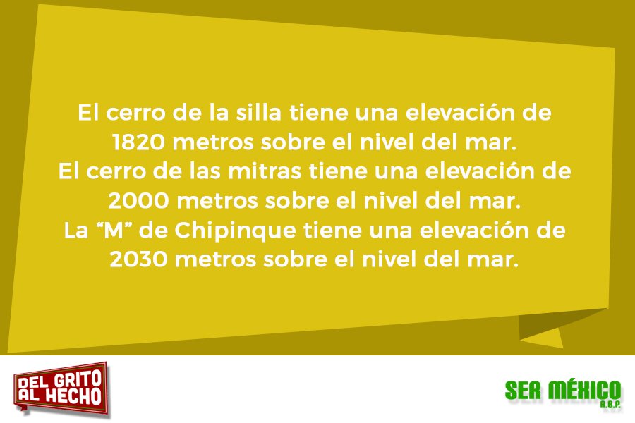 SerMexicoABP's tweet photo. Conoce más de la Ciudad de las Montañas. #DelGritoalHecho https://t.co/dE03Yrvvly