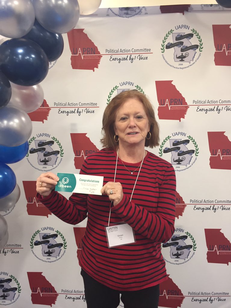 Dana_HiickmanNP's tweet photo. #UAPRN16... Love Dr. Been's CME! Congratulations to the 3 NP's who were winners of his amazing contribution of $1800 worth of CME access! https://t.co/iXwERrMR8j