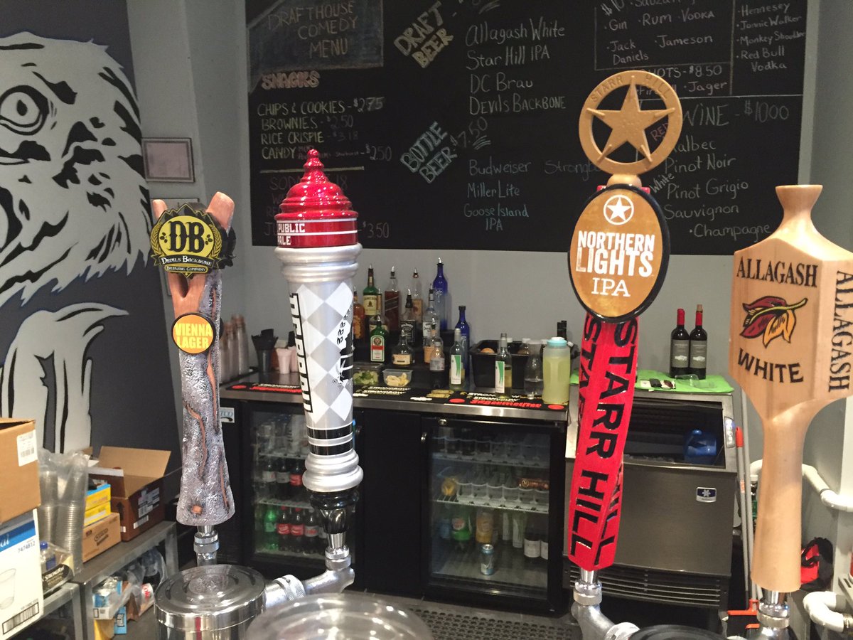 My first night of .<a href="/DCBeerWeek/">DC Beer Week</a> .<a href="/DrafthouseDC/">Drafthouse</a> drinking .<a href="/dcbrau/">DC Brau Brewing</a> w/ <a href="/EStKDub/">Kate Wirth Folkman</a> waiting for .<a href="/Braunger/">Matt Braunger</a>