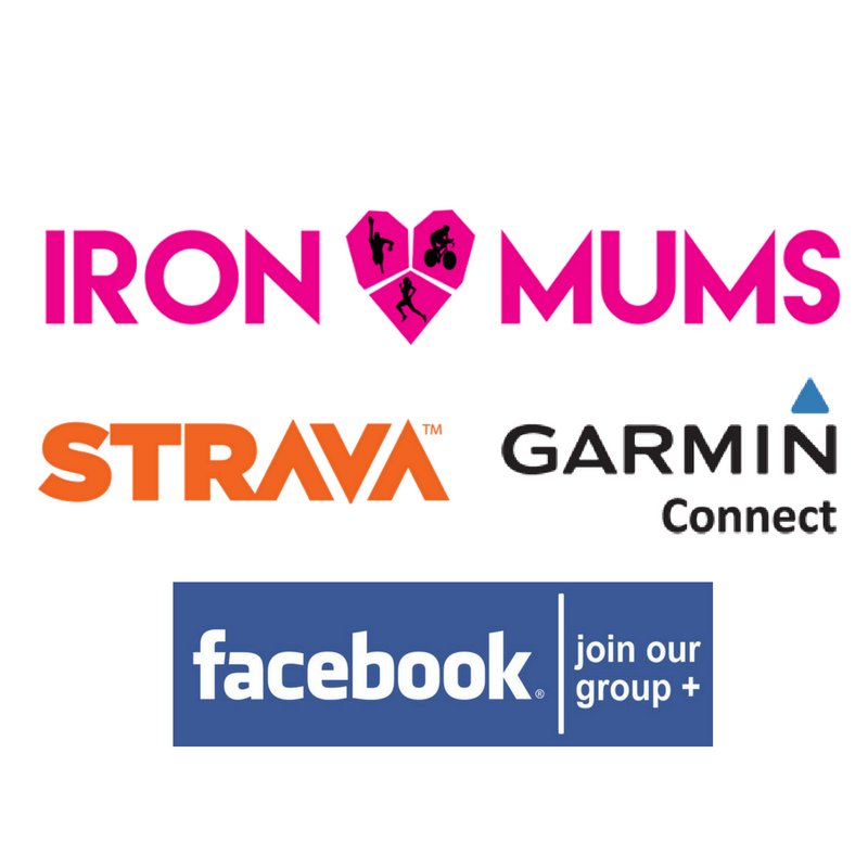 Find #IRONMUMS on #STRAVA #GARMINCONNECT and of course our PRIVATE Facebook Group - IRONMUMS. Let's support each other! #triathlon