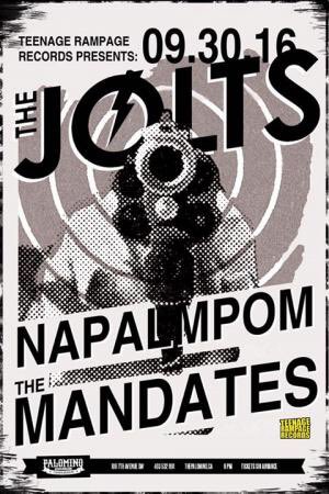 CalgaryPunkShow's tweet photo. Sept 30th @ElectrifyingRNR w/ @Napalmpom &amp; The Mandates @ThePalomino +18er $10 https://t.co/yrQahclATp