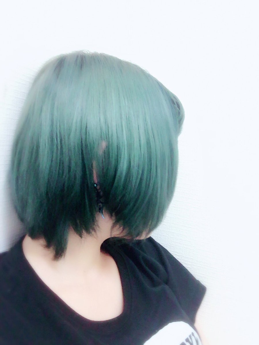派手髪 を極めたい 少女 Twitter પર アジアンブラックが色落ちした頃 な な な な 緑 もはや人から褒められるレベルの綺麗な緑 わたし 緑は求めてないんだなぁ この色入れるの大変じゃないですか いや まぁ