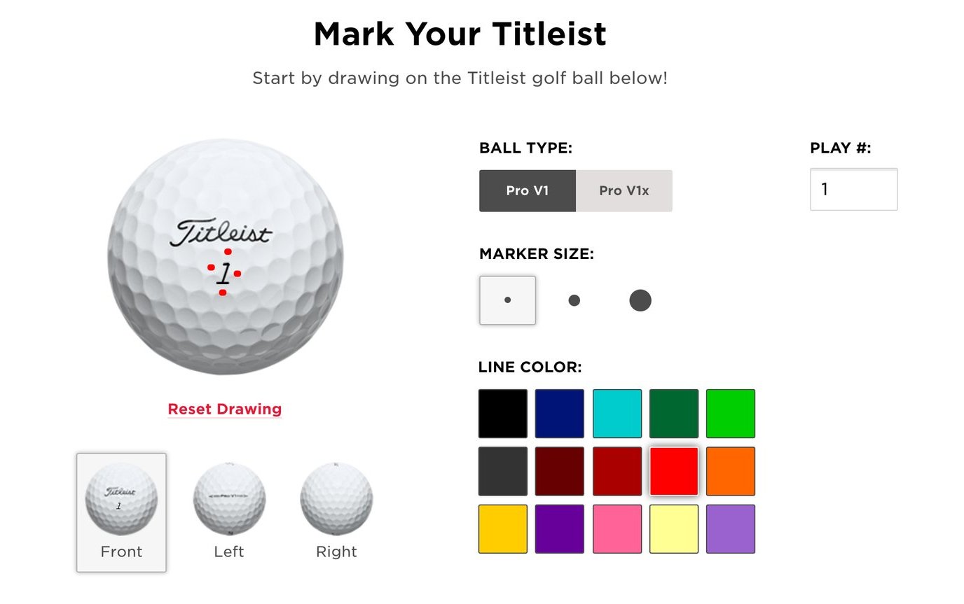 Creative Golf Ball Markings