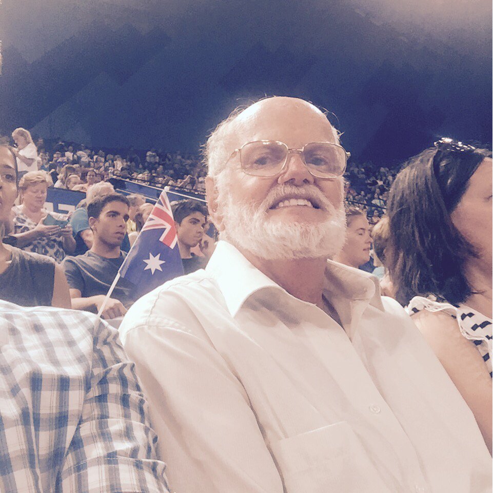 therealdavehahn's tweet photo. Brian Hahn..present at '54 GF..watched the Prelim at the @inglewoodhotel - flew to Melb last night! #GoDogs #AFLGF https://t.co/uLrxMadU3E