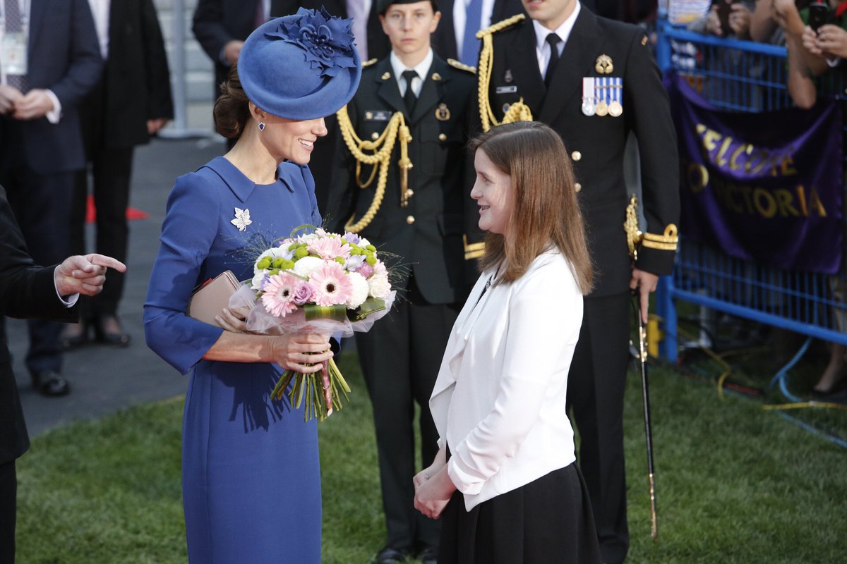 Герцог и герцогиня Кембриджские начали свой визит в Канаду 