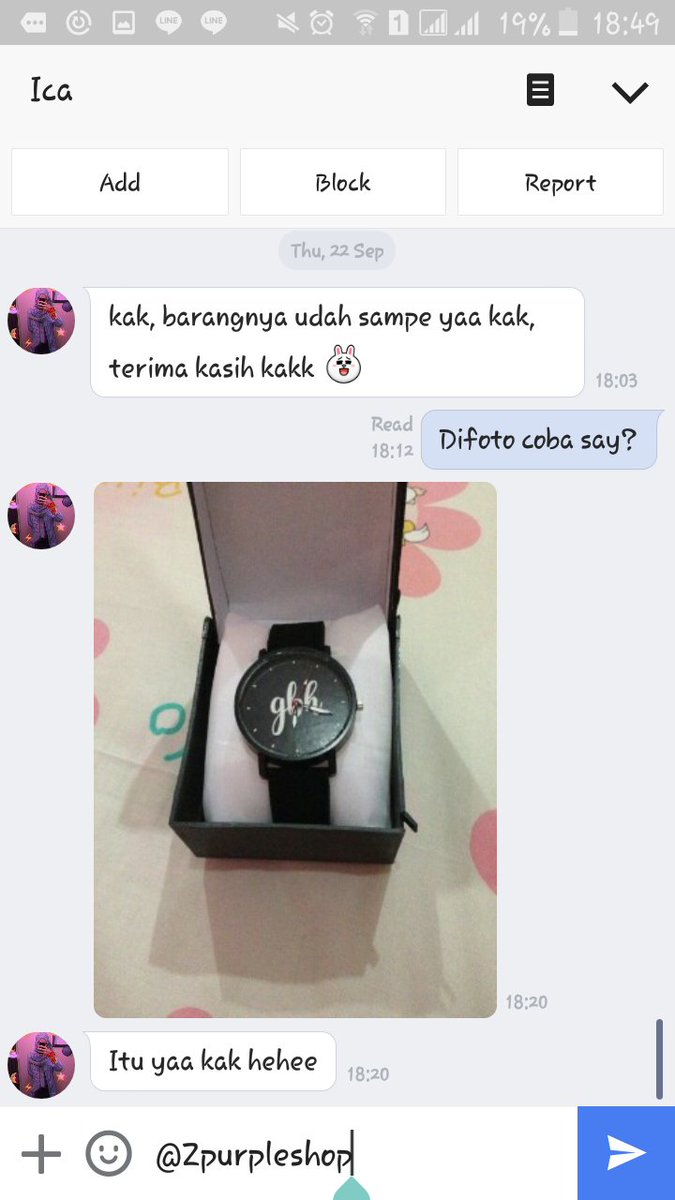 Zpurpleshop's tweet photo. JAM TANGAN CUSTOM] #testiZpurpleshop #trustedolshop ♥ https://t.co/y4CIaANAgI