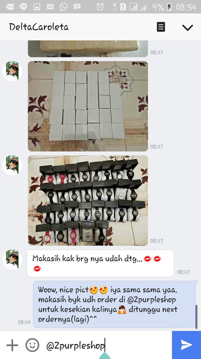 Zpurpleshop's tweet photo. JAM TANGAN CUSTOM] #testiZpurpleshop #trustedolshop ♥ https://t.co/8ZtnTQRlSK