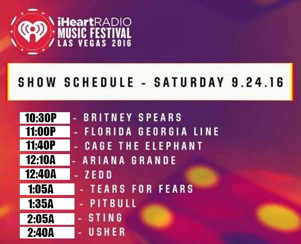 Tonight's #iHeartFestival schedule.  Watch it LIVE on our website - keyword "Festival"