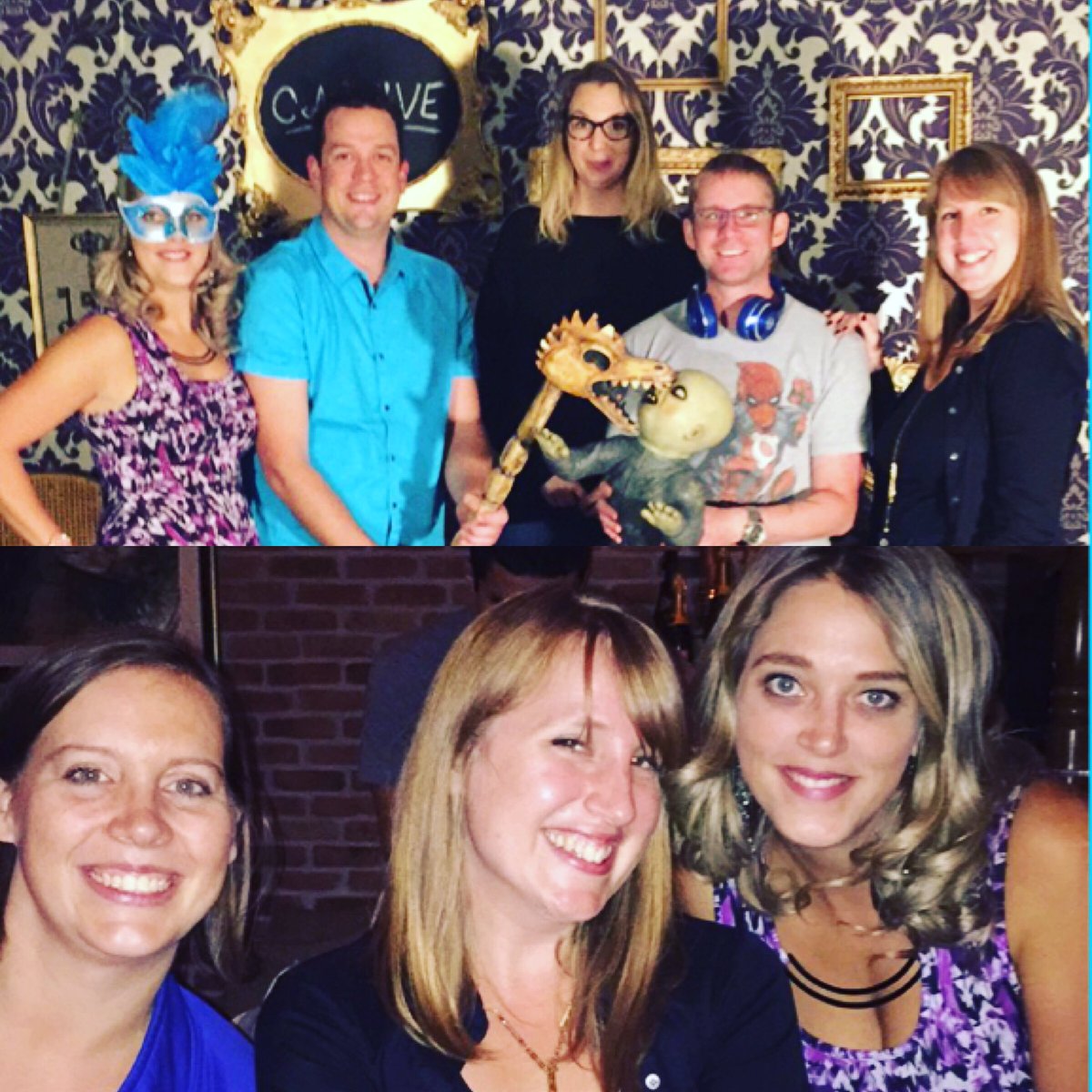 Cher_jays's tweet photo. Thanks @CaptiveRooms and @Theelmtree43 for a fabulous night celebrating Yvonne's birthday! #doitbefun #highschoolfriends https://t.co/YaLCf23NqZ