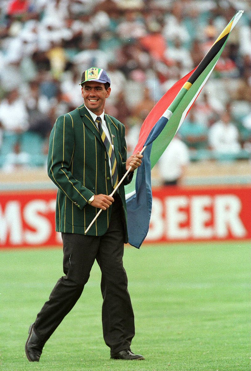 CricketopiaCom's tweet photo. Birth of South Africa's Most Successful Captain

#OnThisDay in 1969, Hansie Cronje was born. He led South Africa in 138 Matches (Won 73.70%) https://t.co/SX5r2pGJPF