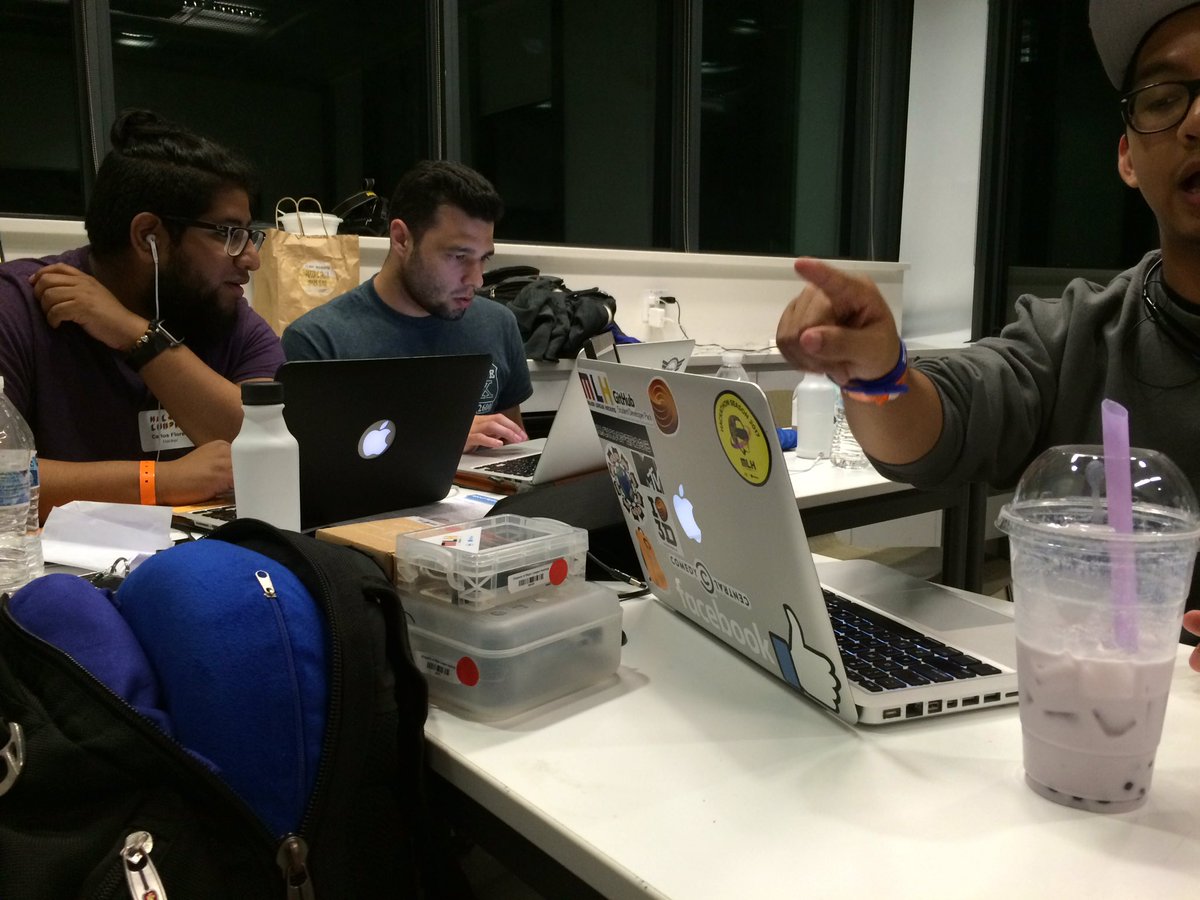 HackKean's tweet image. Kean students hacking away at #HackCooper @createatcooper @MLHacks