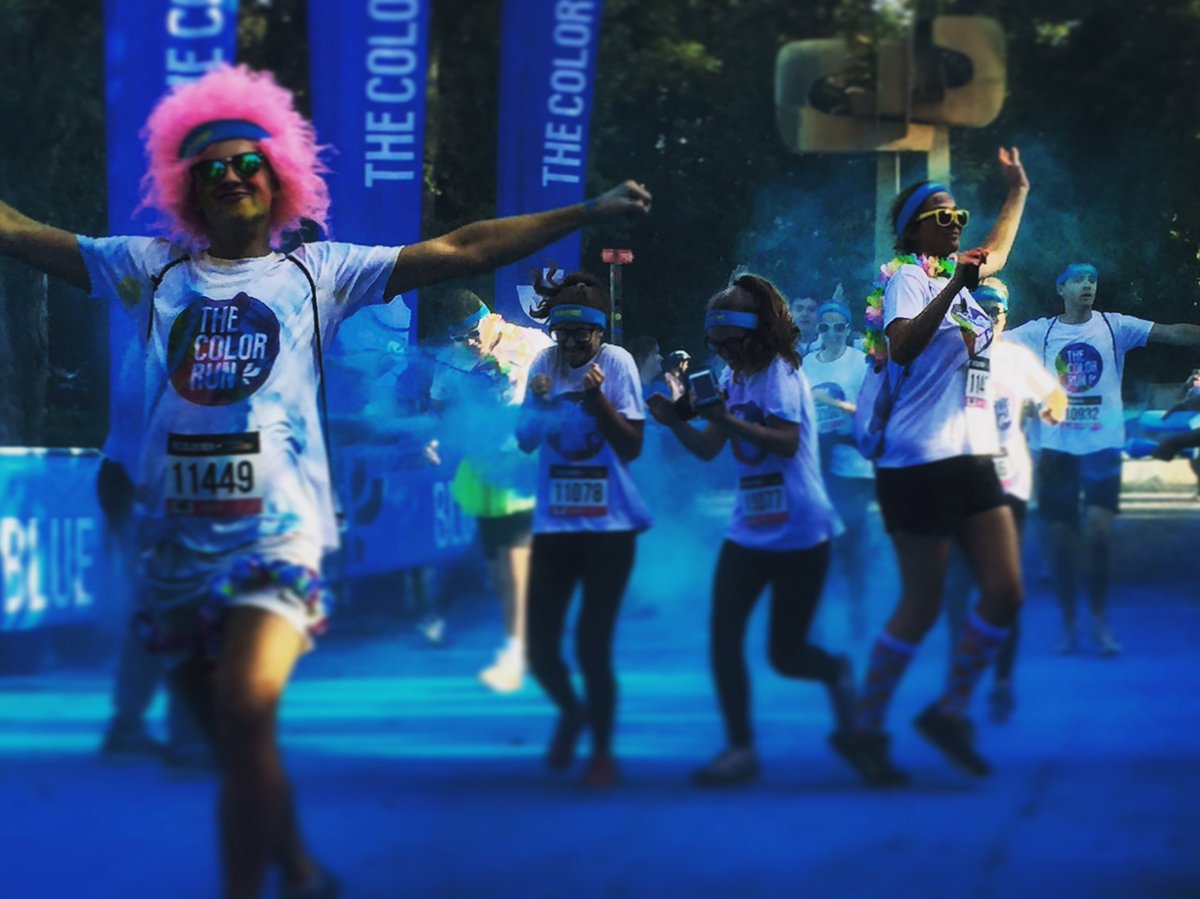 NicolasBideau's tweet image. Envie de s'échapper ? Dimanche matin @MyLausanne #colorrun2016