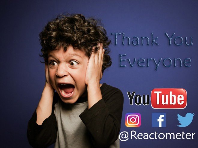 Reactometer's tweet image. FOLLOW LIKE SHARE
LINKS DOWN BELOW.
Facebook • goo.gl/b3d8p7
Instagram • goo.gl/YJBfbw
YouTube • goo.gl/swI8j9