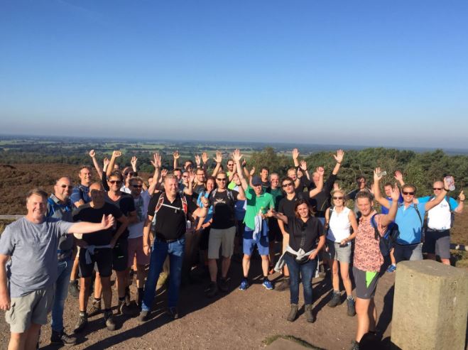 basecamp038's tweet photo. Lekkere ochtendwandeling met de toppers van @basecamp038. Eerste hoogtepunt op de Lemelerberg bereikt!! #basecamp038 https://t.co/BgtdGXQo9Y