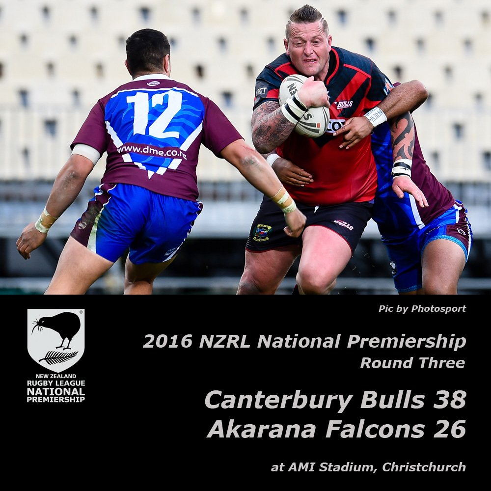 Nz Rugby League On Twitter Canterbury Bulls 12 Point Win