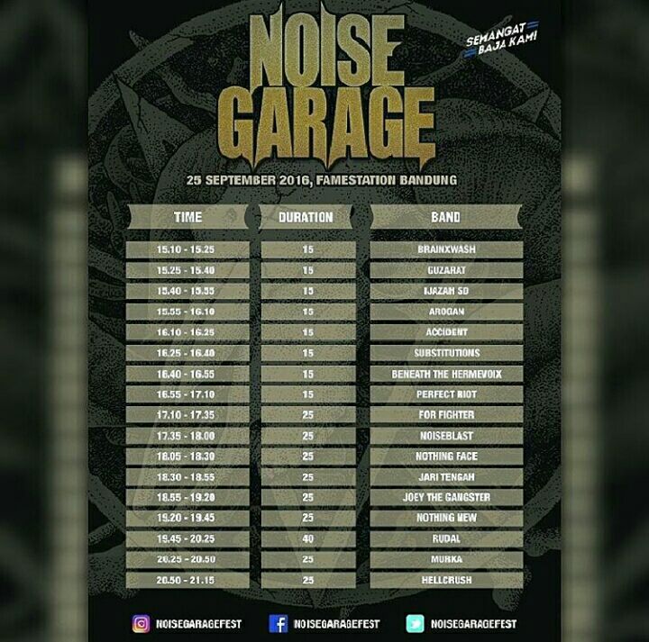 Hari ini di fame station! Cc <a href="/noisegaragefest/">NOISE GARAGE</a>