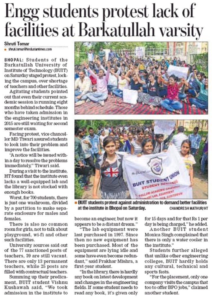 Monika_singh98's tweet photo. This govt. is blind, they can't see our struggle. #BUITRevolution @Minister_Edu @PMOIndia @ChouhanShivraj @HRDMinistry https://t.co/OPwUAx7R8Q