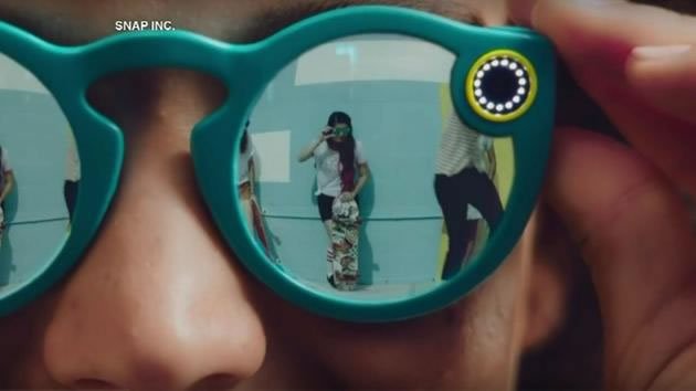 Social media app Snapchat is introducing video-recording glasses called Spectacles.
