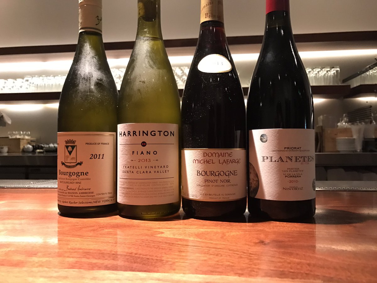 Particularly great glass list this week. Not a lot of bottles. So come and drink up!