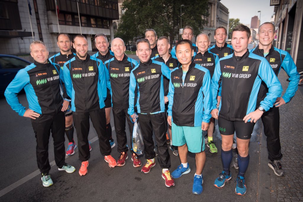De mannen van het VMI marathon team zijn er klaar voor! <a href="/rfkmarathon/">RFK Marathon</a> Berlijn marathon