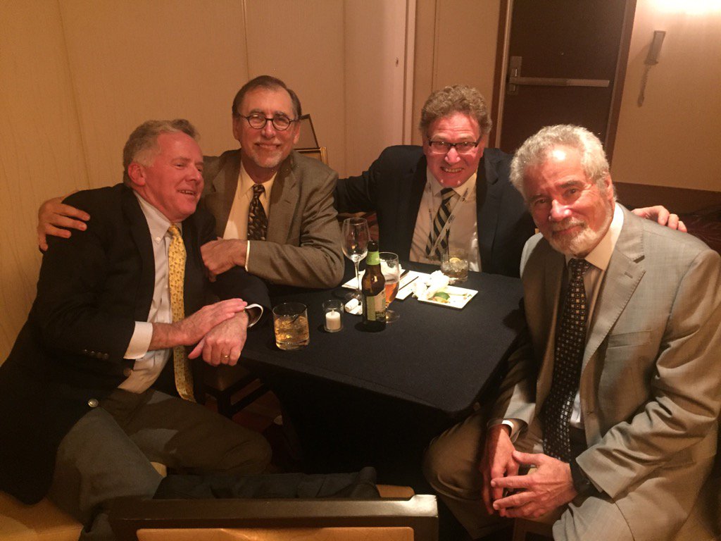 Docweinstein's tweet photo. @Docweinstein #ASPS16 #ASPS #plasticsurgery hanging with the pitt and cheese head guys the legends https://t.co/N0Md01HO3i