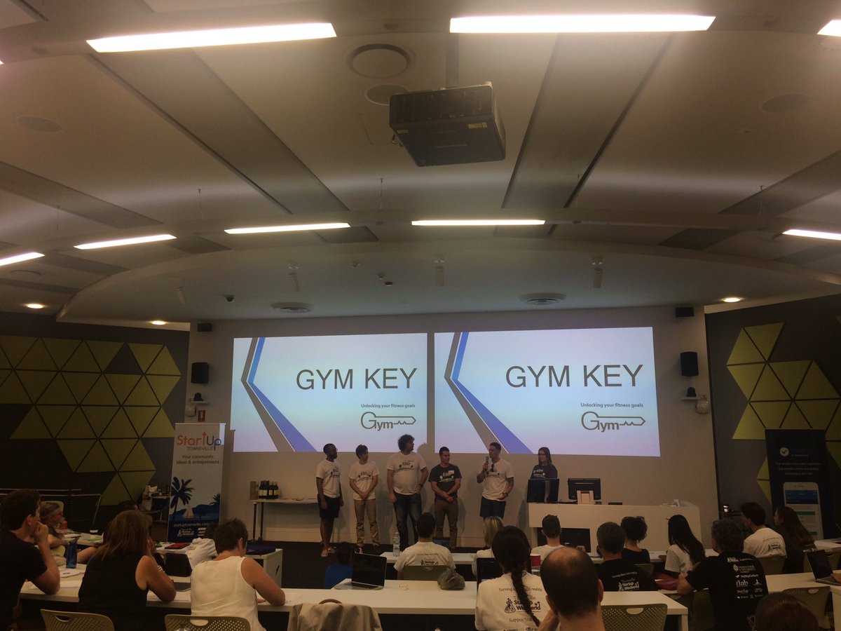 lindaamccall's tweet photo. Exciting ideas into reality. Team Gym Key rocking the stage #TSVSW @gymkey @StartupTSV π https://t.co/AQYD6v9Mja