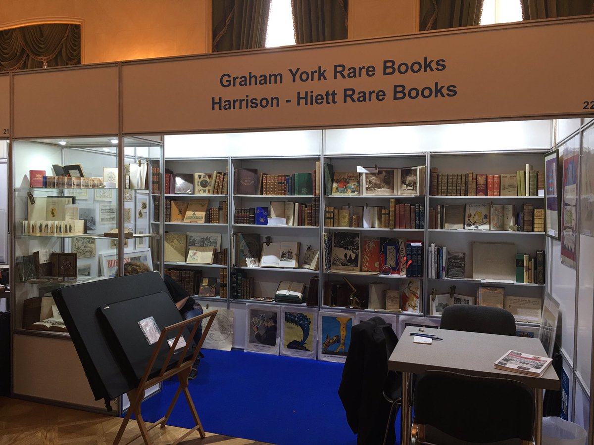 Day 2 of the fair about to begin with <a href="/GrahamYork1/">Graham York</a> <a href="/ILABRareBooks/">ILAB</a> - if you are in Budapest so come along