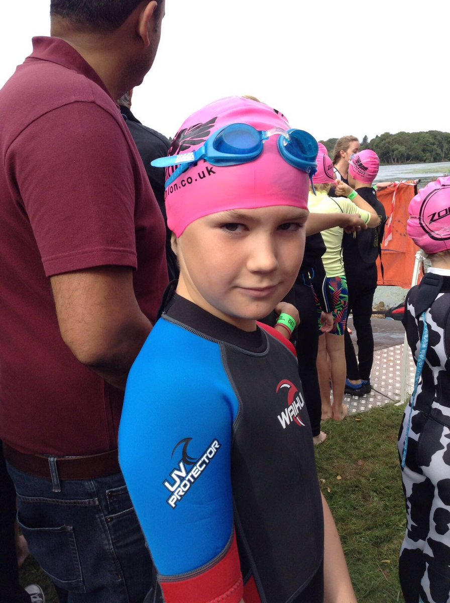 White2Becky's tweet photo. @uktri @AliBrownleetri @jonny_brownlee Inspired by the brownlee bros Henry completed his first triathlon and loved it https://t.co/9ism9ymE1v