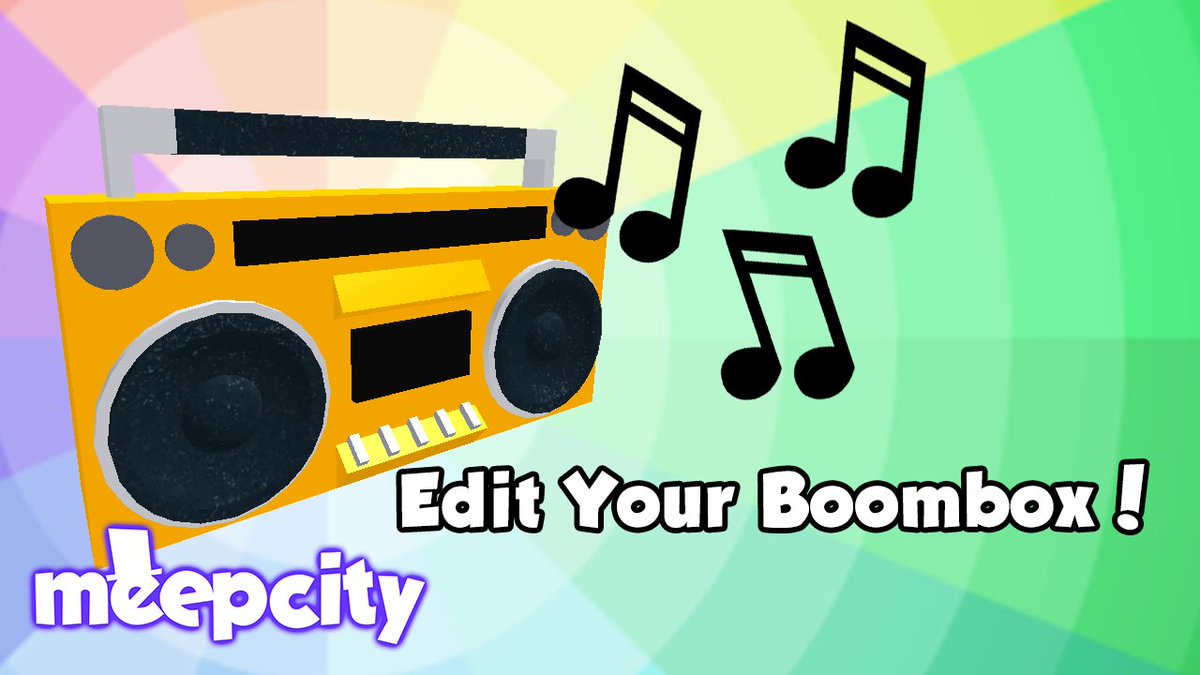 Alexnewtron On Twitter New Meepcity Update You Can Now Customize The Music Of Your Boombox In Your Estate Play Now At Https T Co Ddibtklaty Https T Co 3obormhczf - roblox meepcity 2016