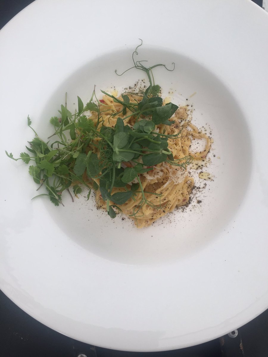 daphneskinnard's tweet photo. #Cornish #Crab linguine created by @PhilleighWay for @CornwallFood Festival #GCFF2016 https://t.co/xMo948zU3Q