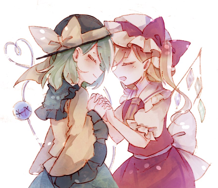 フランドール・スカーレット ,古明地こいし 「こいフラ! 」|そらに@春例え46aのイラスト