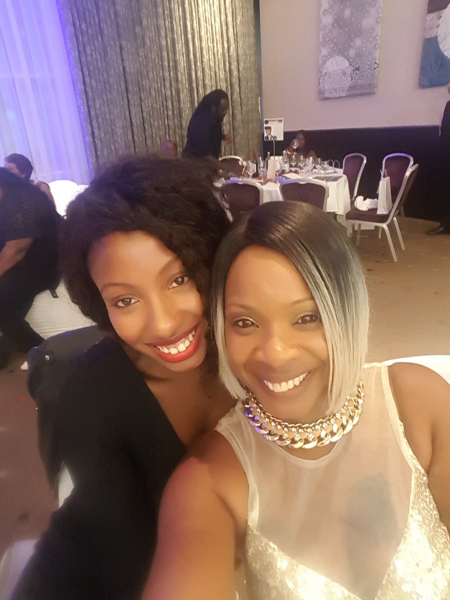 theSandiBogle's tweet photo. Wow had a beautiful evening last night with my great friend Shevelle Rhule AT THE HILTON HOTEL for the #WARILACE event fantastic 🤗😍😘😆 https://t.co/ZMmdmfJ4Y3