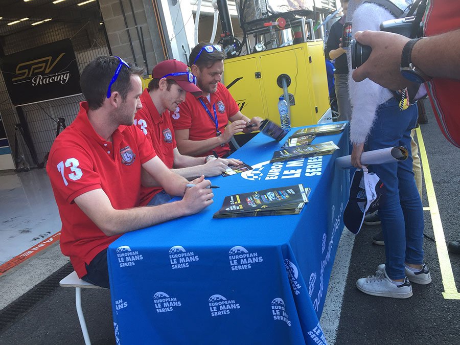 SPVRacing24's tweet photo. Our first fantastic @EuropeanLMS pitwalk is now complete! All that remains is the race! Dan will start for us at 2pm CET #ELMS #SPVRacing24 https://t.co/nVuX1sjrxK